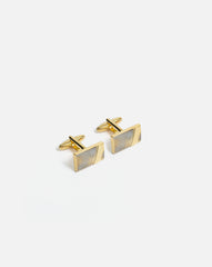 Linear Horizon Dual-Tone Cufflink - EAMCL6-030