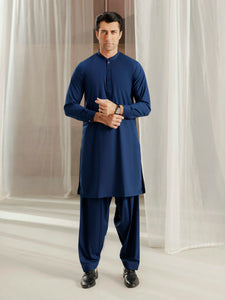Men's Blue Kurta Shalwar - EMTKST5-99543