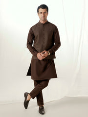 Men's Brown Waist Coat - EMTWCP5-35983