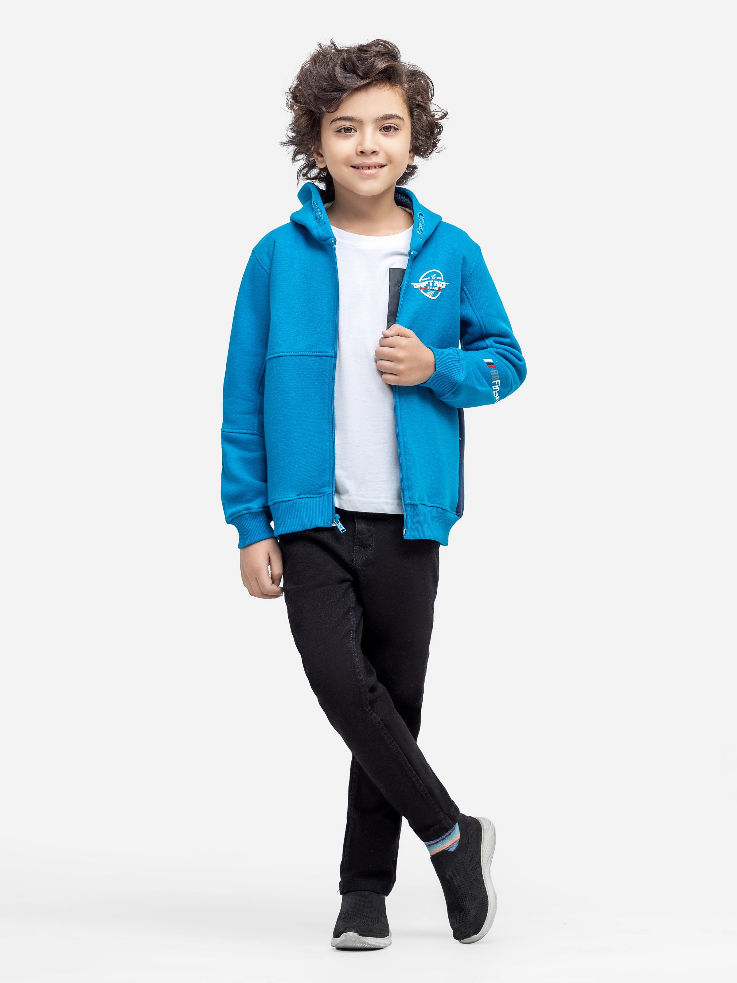 Boy's Ocean Blue Hoodie - EBTH24-006