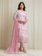 Unstitched Embroidered Cambric Suit - EWU6V2-33504-3P