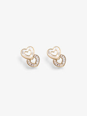 Golden Crystal Studs - EAWE5-129