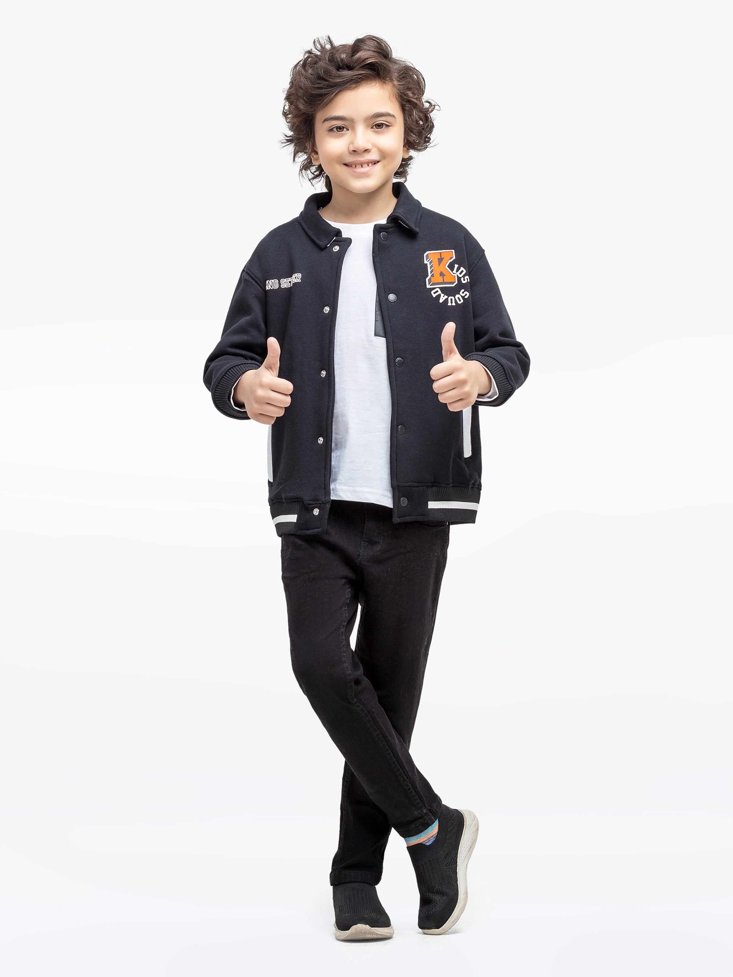 Boy's Black Jacket - EBTJK24-003