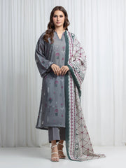 Printed Lawn Suit - EWU6A1-36880-3P