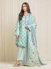 Printed Lawn Suit - EWU6A1-36536-3P