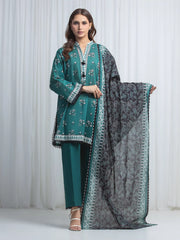 Printed Lawn Suit - EWU6A1-36859-3P