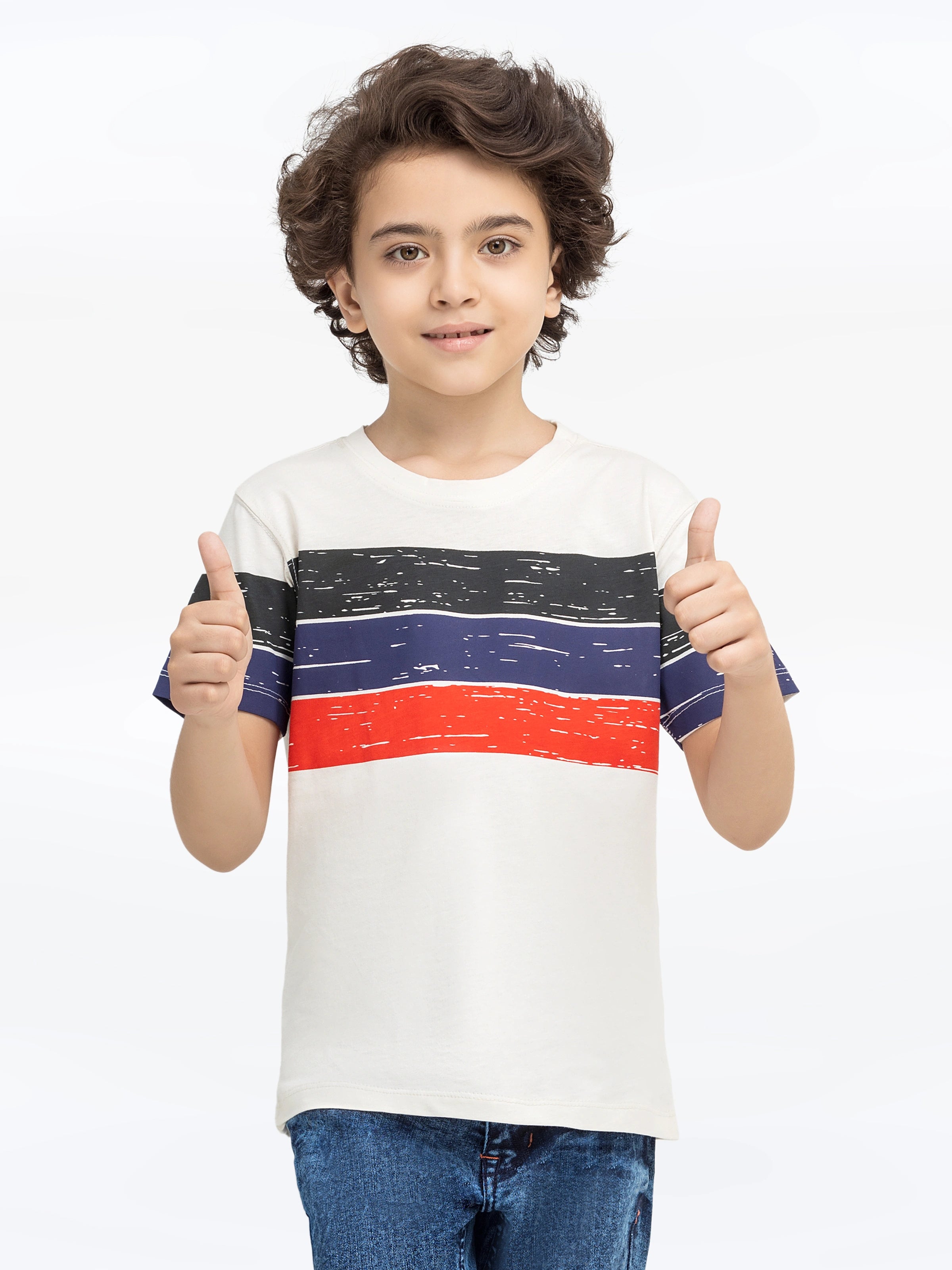 Boy's Cream T-Shirt - EBTTS24-006