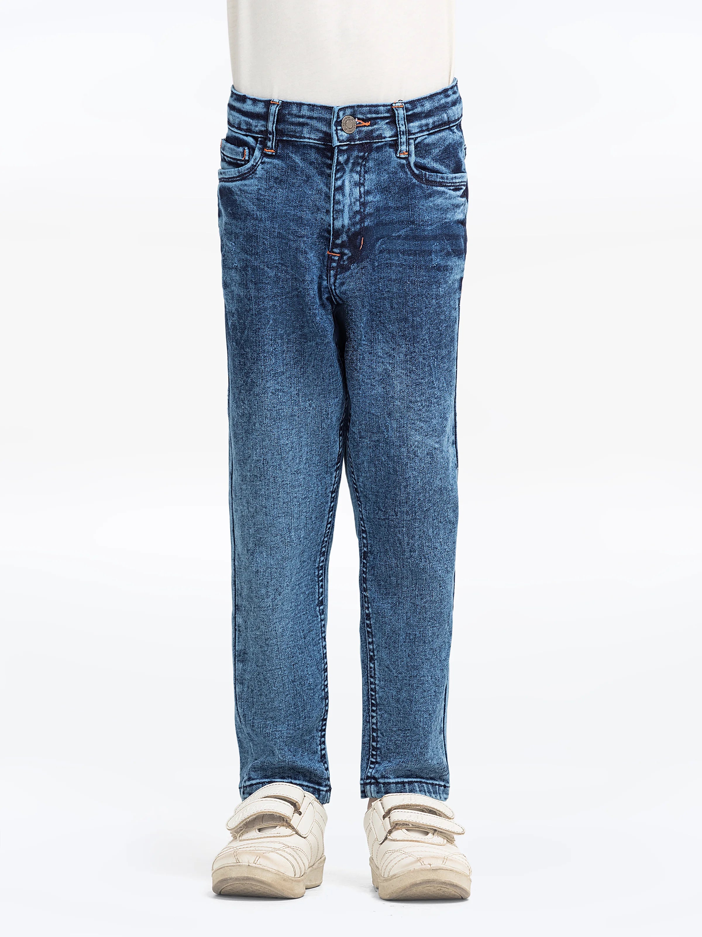 Boy's Denim Blue Pant - EBBDP5-011