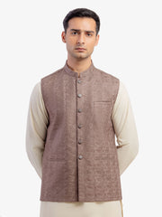 Men's Light Brown Waist Coat - EMTWC5-35960