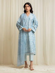 Unstitched Embroidered Cambric Suit - EWU6V2-33508-3P