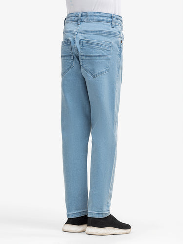 Boy's Light Blue Denim Pant - EBBDP5-003