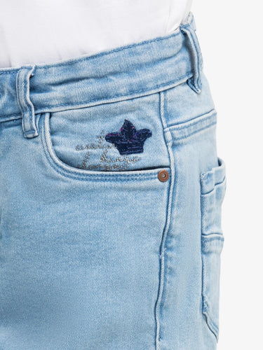Boy's Light Blue Denim Pant - EBBDP5-003