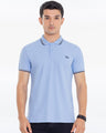 Men's Light Blue Polo Shirt - EMTPS24-026