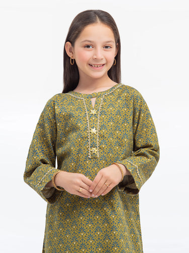 Girl's Olive Green Pret - EGTKP24-70788ST