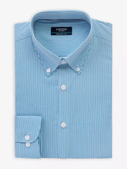 Men's White & Blue Shirt - EMTSB5-179