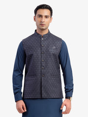 Men's Grey Waist Coat - EMTWC5-35959
