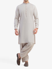 Men's Ash Grey Kurta Shalwar - EMTKST5-99578