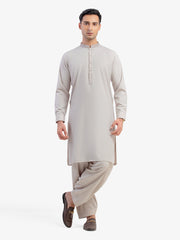 Men's Ash Grey Kurta Shalwar - EMTKST5-99578