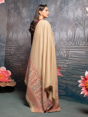 Pashmina Jacquard Zari Shawl - EWMS5-009