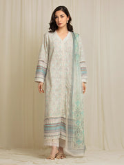 Unstitched Embroidered Cambric Suit - EWU6V2-33514-3P