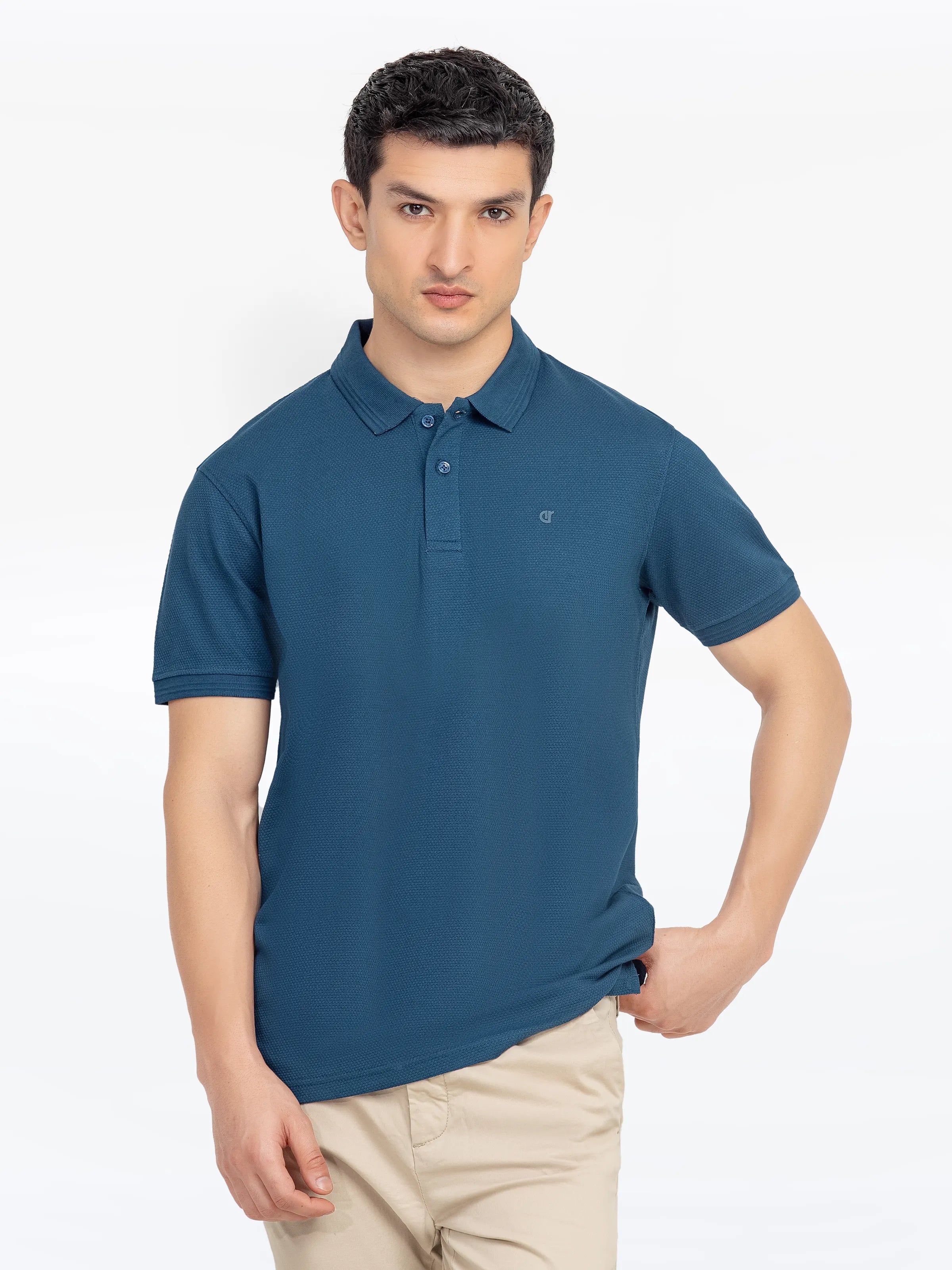 Men's Dark Teal Polo Shirt - EMTPS5-062