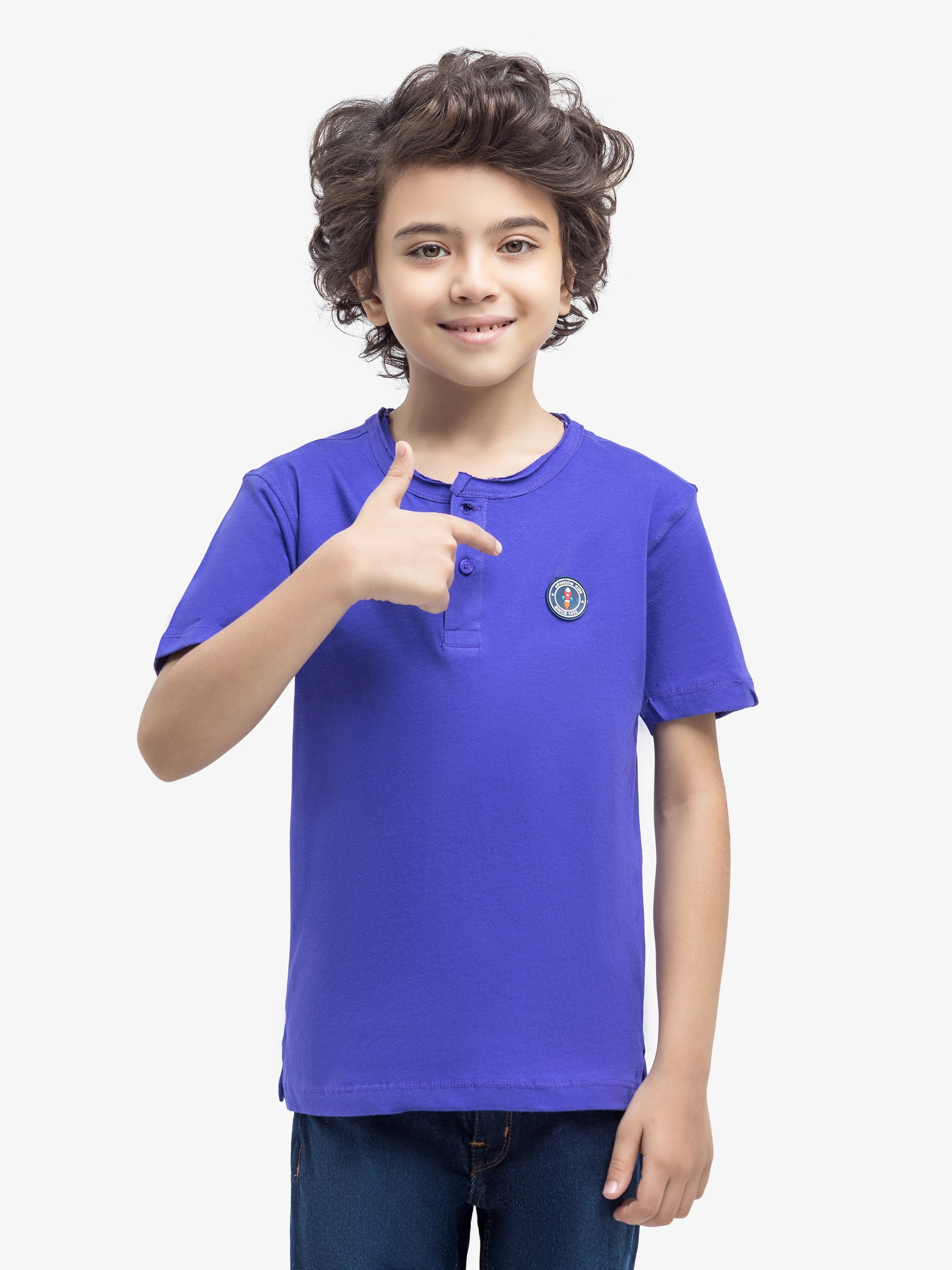 Boy's Dark Purple T-Shirt - EBTTSH24-012