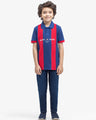 Boy's Red & Blue Polo Shirt - EBTPS24-005