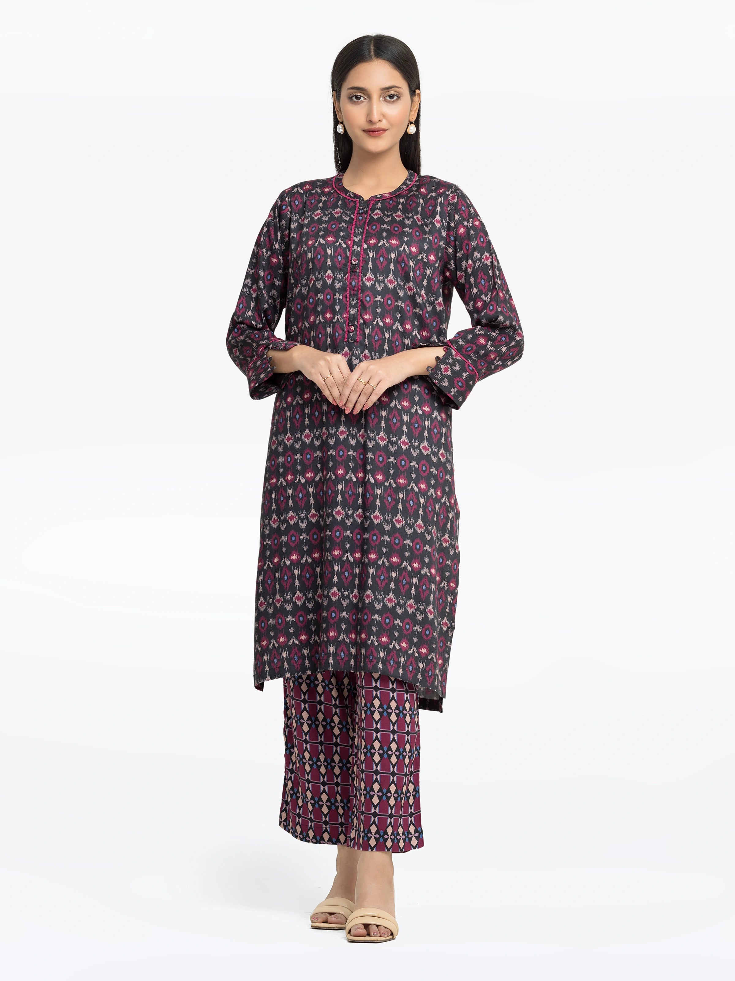 Pret 2Pc Printed Viscose Co-Ord Set - EWTKP24-81376ST