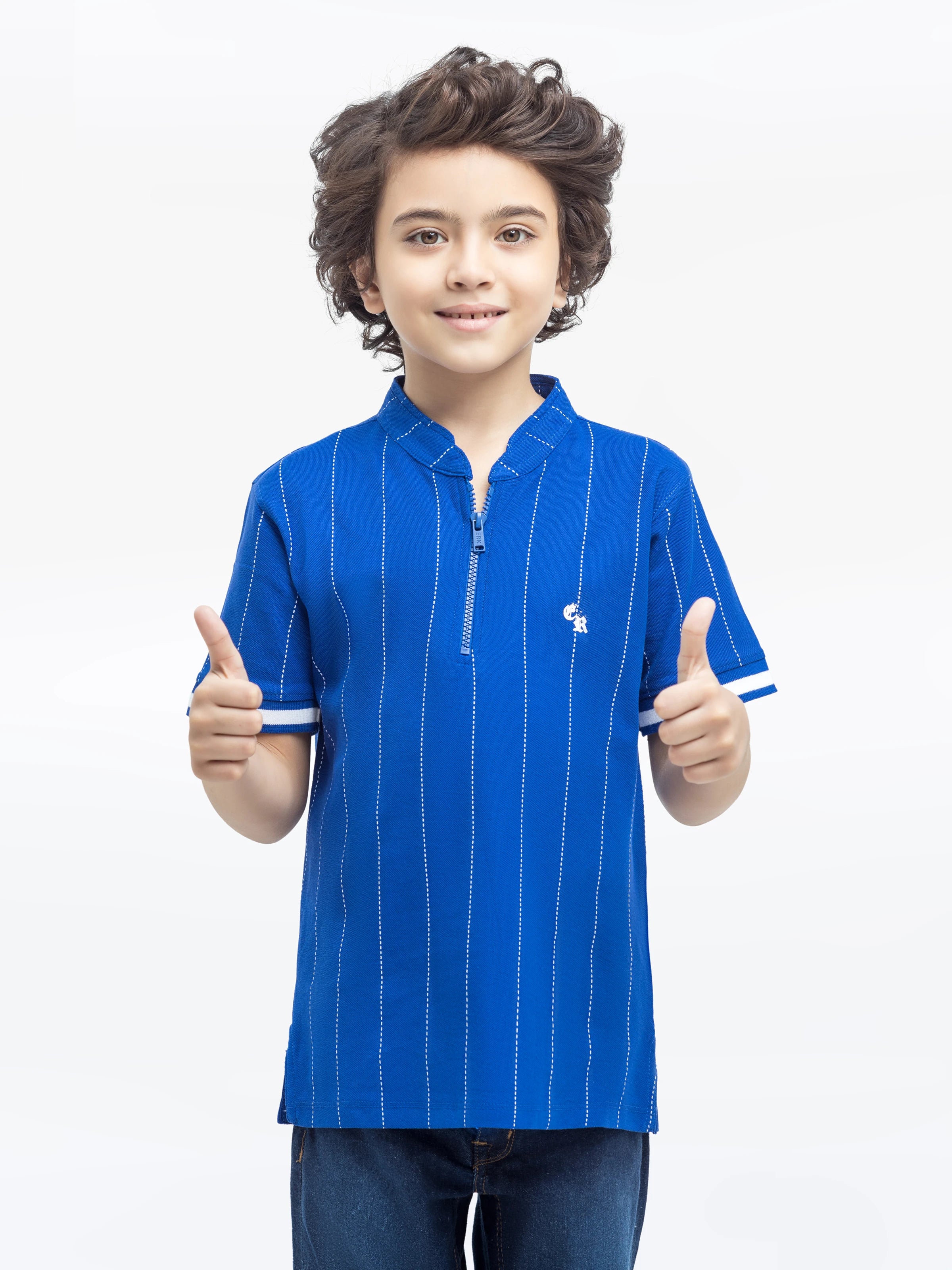 Boy's Royal Blue Polo Shirt - EBTPS24-077