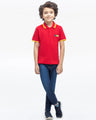 Boy's Red Polo Shirt - EBTPS24-030