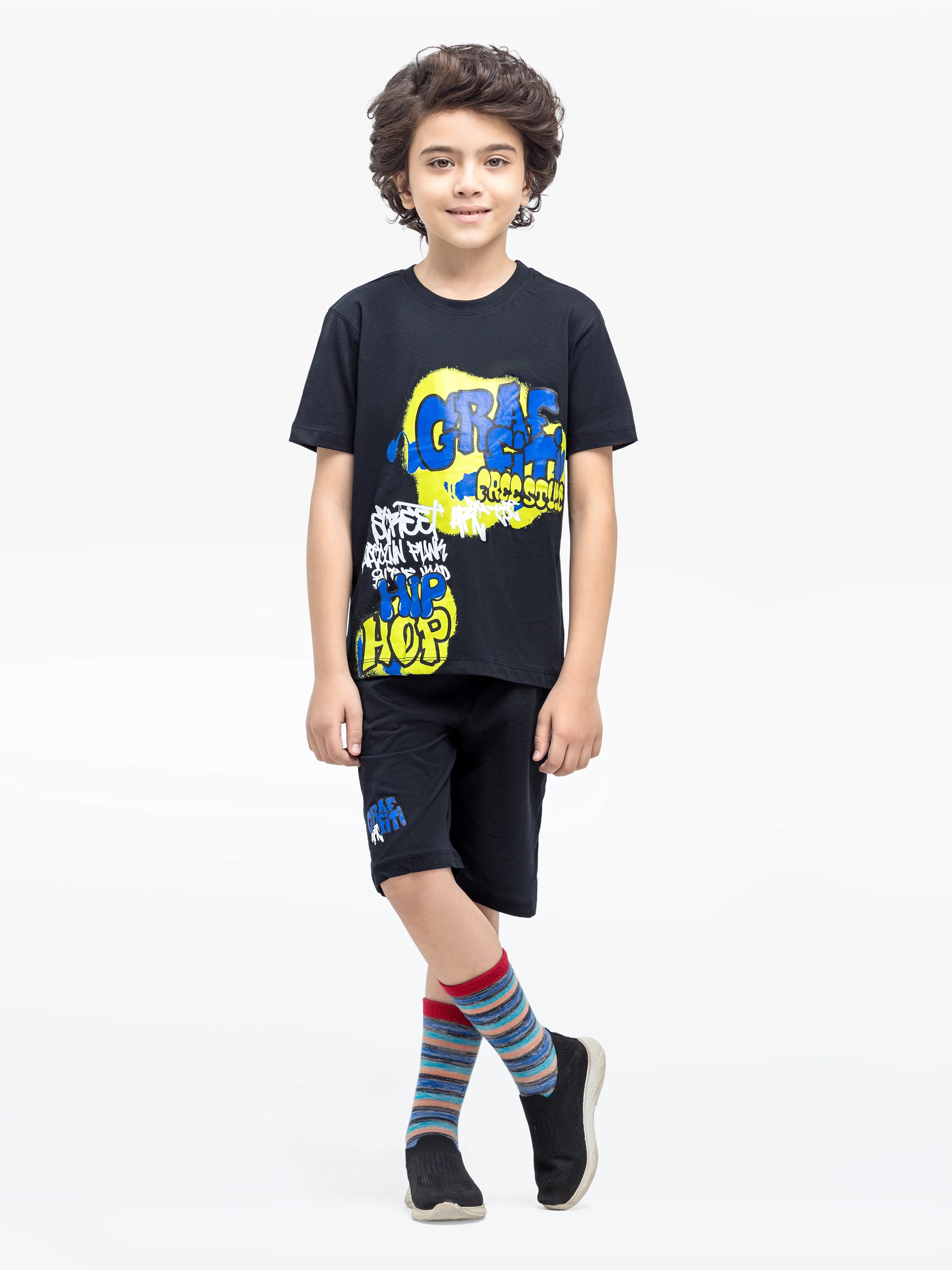 Boy's Black Co Ord Set - EBTCS24-007