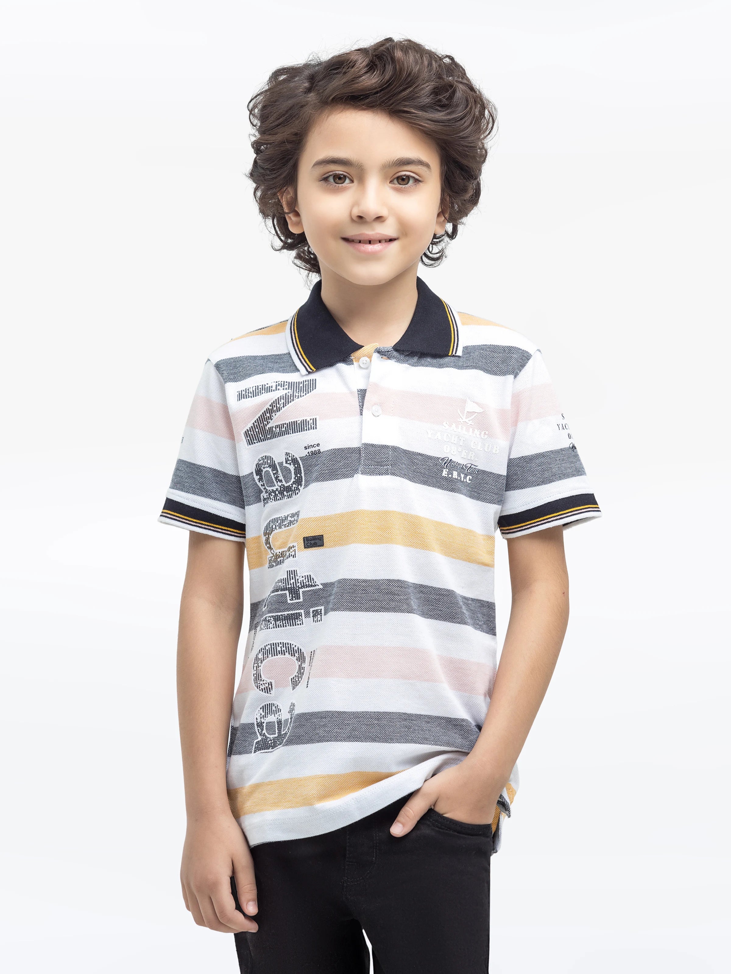 Boy's Multi Polo Shirt - EBTPS24-015