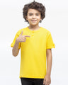 Boy's Yellow T-Shirt - EBTTSH24-081