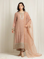 Unstitched Embroidered Silk Suit - EWU6V16-32095-3P