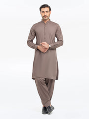 Men's Brown Kurta Shalwar - EMTKST5-99561
