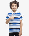 Boy's White & Blue Polo Shirt - EBTPS24-010