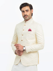 Men's Off White Prince Coat - EMTPC5-015