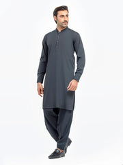 Men's Dark Green Kurta Shalwar - EMTKST5-99510
