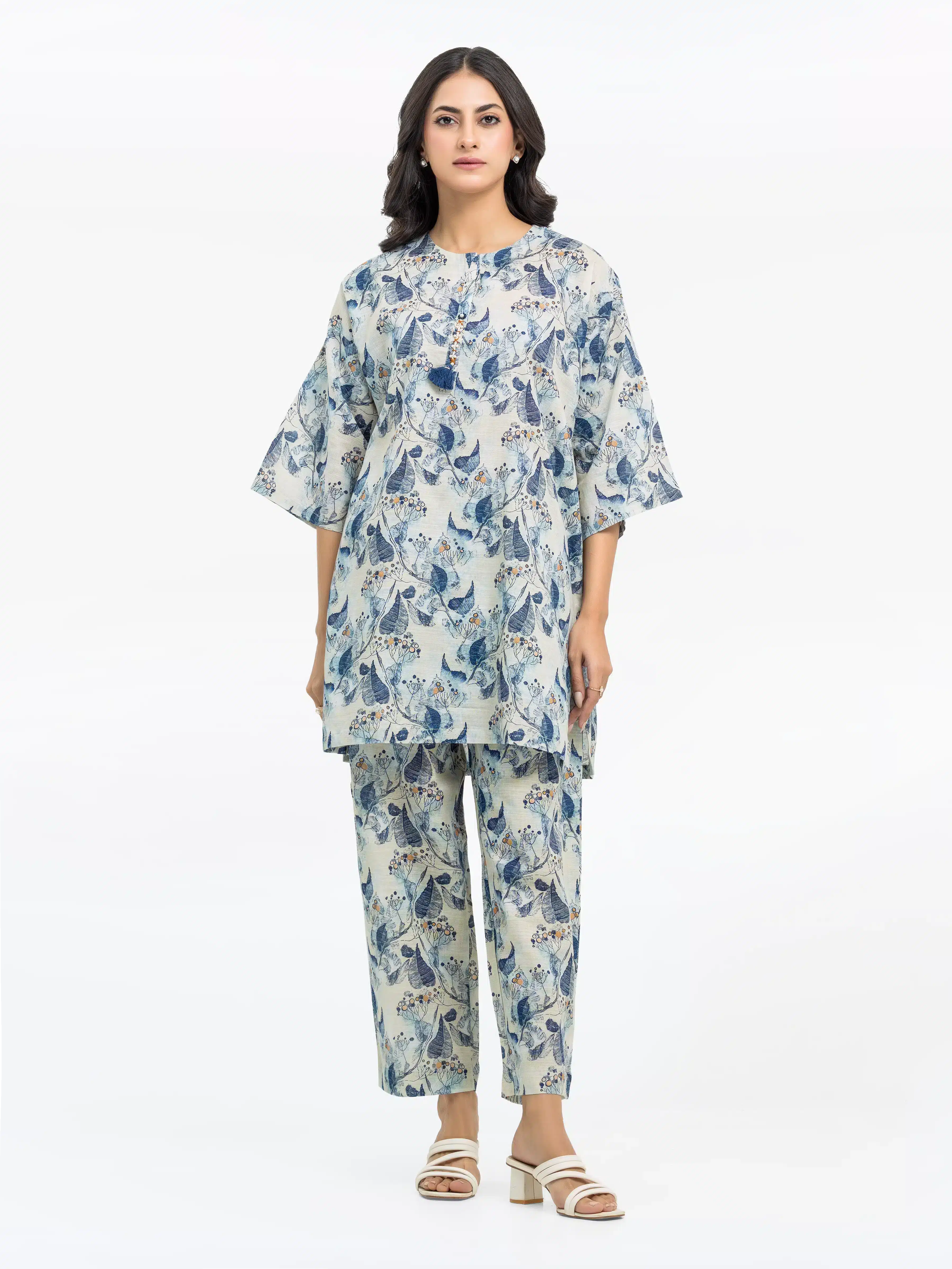 Pret 2Pc Printed Khaddar Co-Ord Set - EWTKP24-81501ST