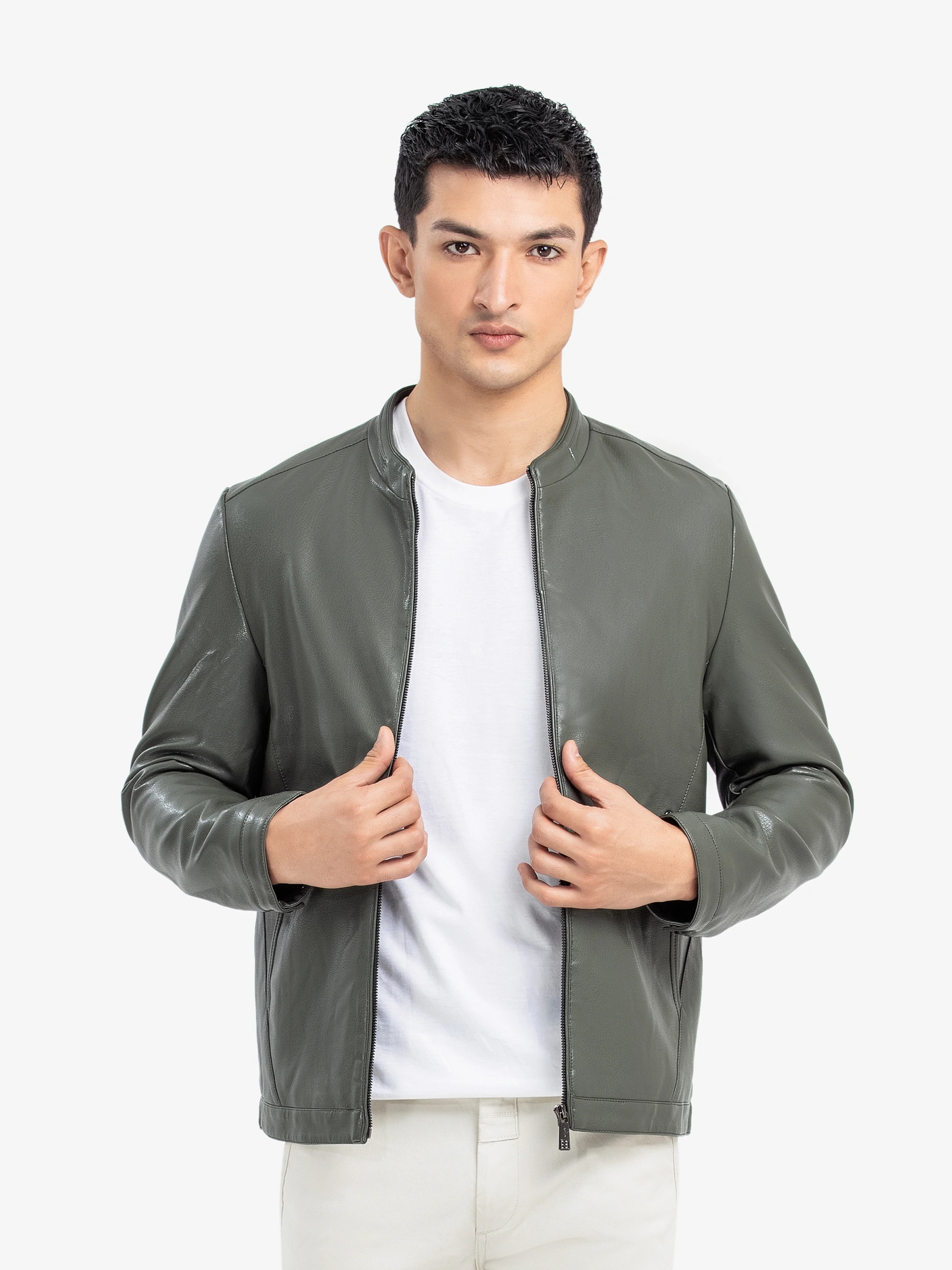 Men's Olive Jacket - EMTJ24-020