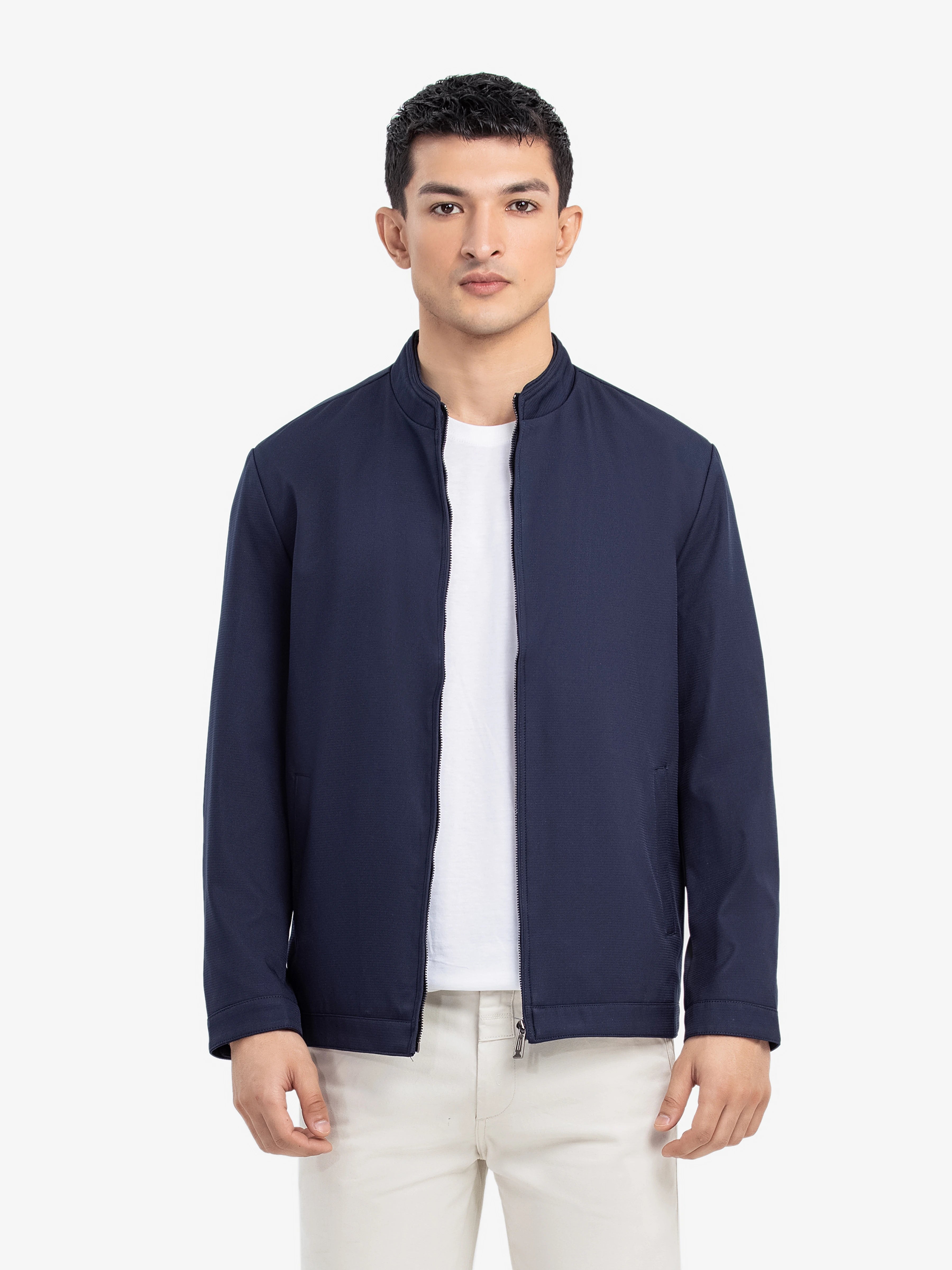 Men's Navy Blue Jacket - EMTJ24-026