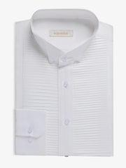 Front Pleated Tuxedo Shirt - ECMTST6-1003