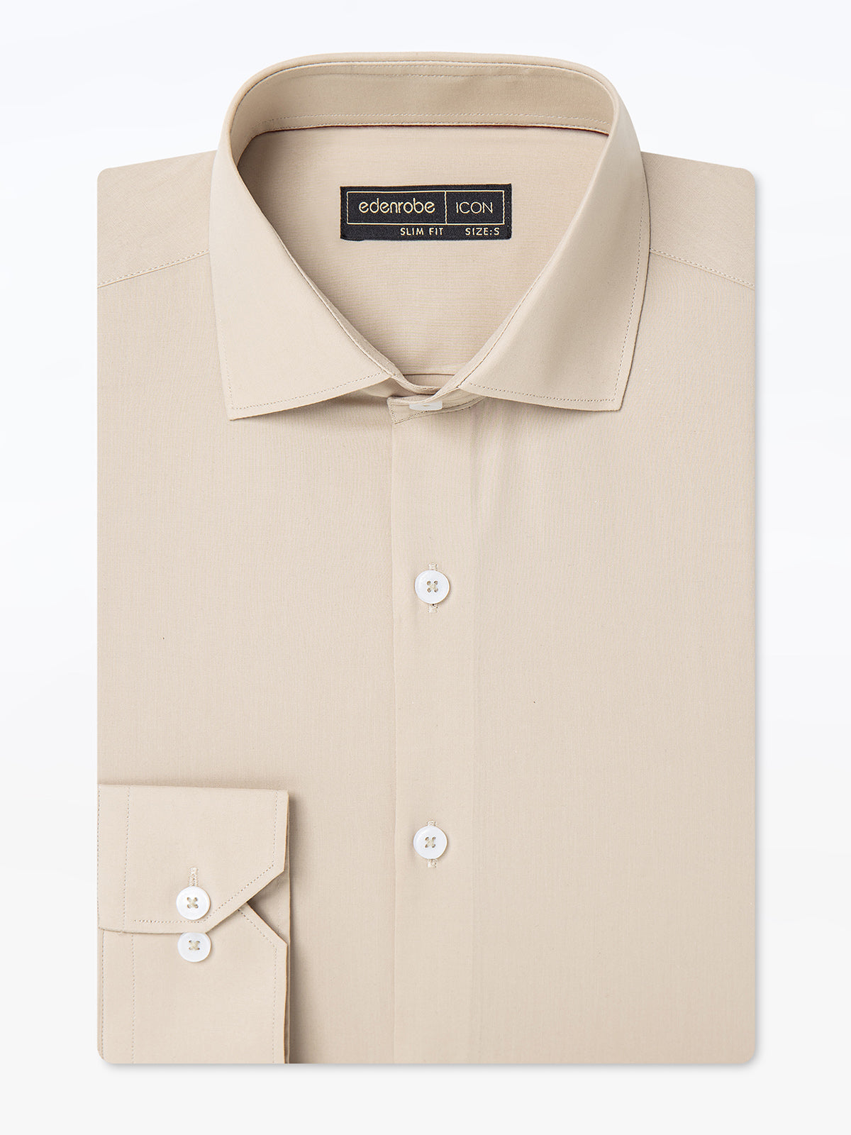 Men's Beige Shirt - EMTSI24-50690