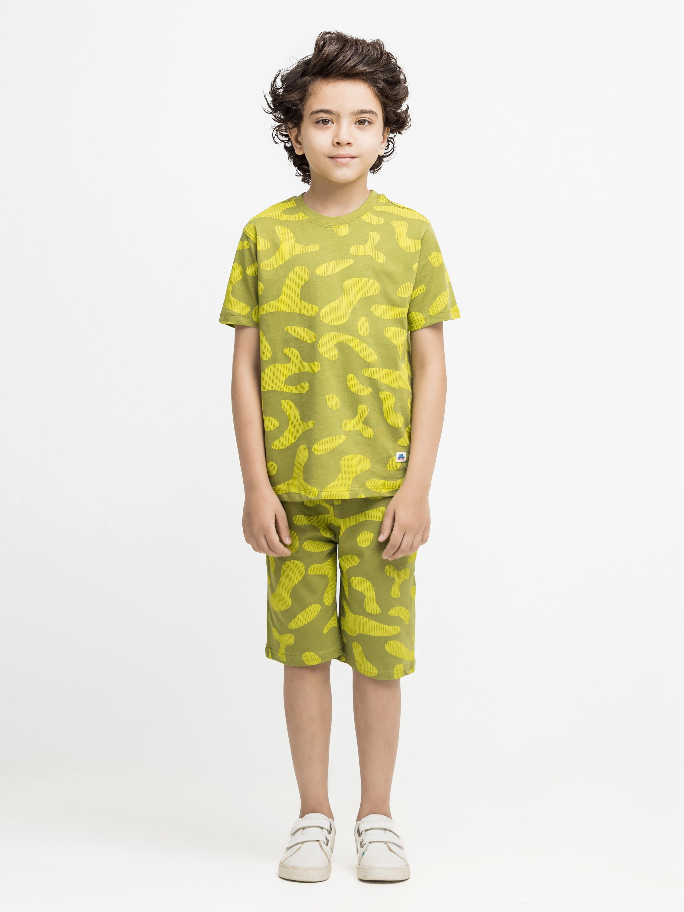 Boy's Olive Green Co Ord Set - EBTCS5-013