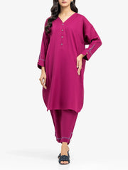 Pret 2Pc Solid Khaddar Co-Ord Set - EWTKS24-81403ST