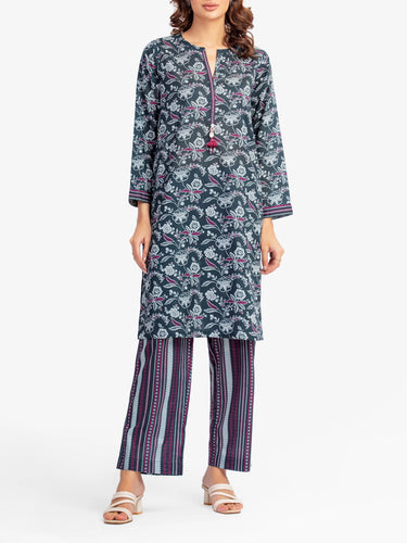 Pret 2Pc Printed Lawn Shirt Trouser - EWTKP5-81883ST