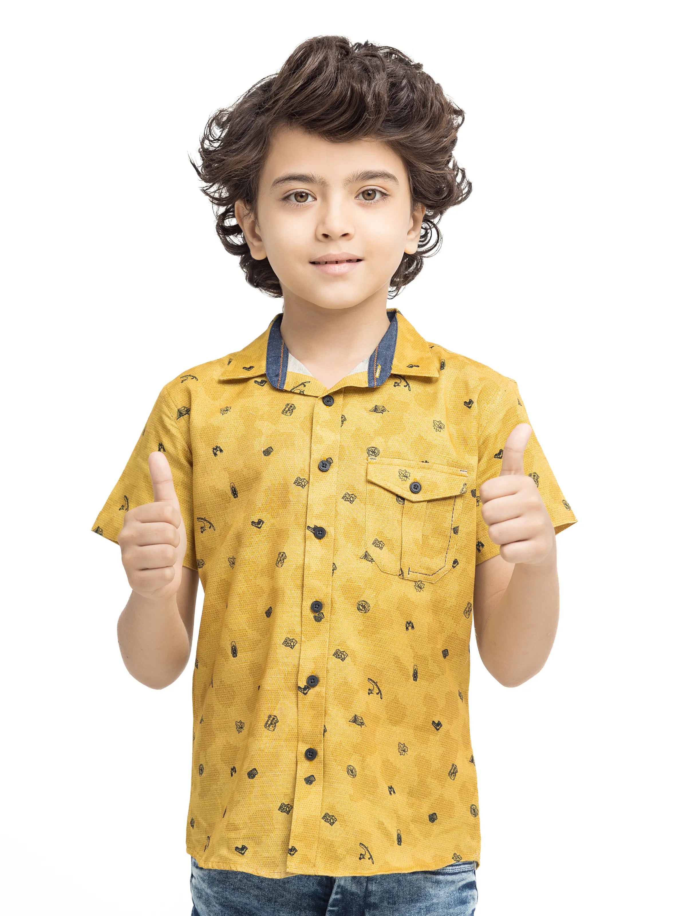 Boy's Yellow Shirt - EBTS5-27619