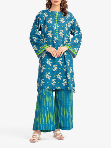 Pret 2Pc Printed Lawn Shirt Trouser - EWTKP5-81888ST