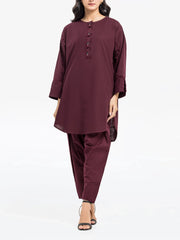 Pret 2Pc Solid Khaddar Co-Ord Set - EWTKS24-81401ST