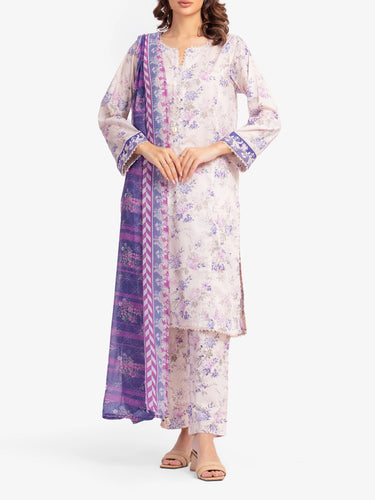 Pret 3Pc Printed Lawn Suit - EWTKP5-81078-3P